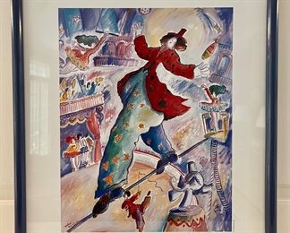 Signed Michel Boulet Print (Tightrope Walker)