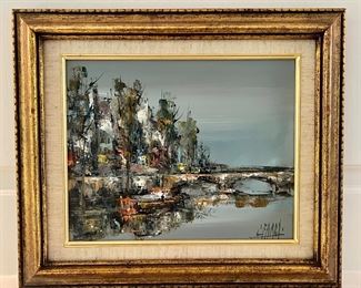 Oil on Canvas, Signed