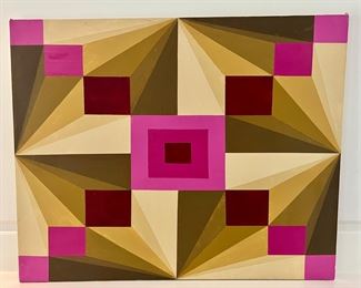 Abstract Oil on Canvas