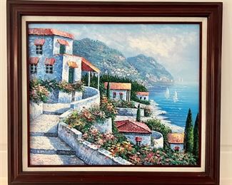 Oil on Canvas, Signed K. Wallis