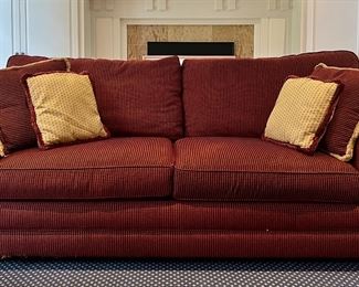 (2) Bassett Furniture Sofa's with Bun Feet