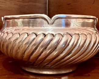 Sterling Bowl with "V" Notch