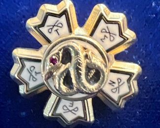 Vintage Sigma Nu Fraternity Pin