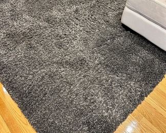 Grey Shag Rug - 7'10" x 9'10"