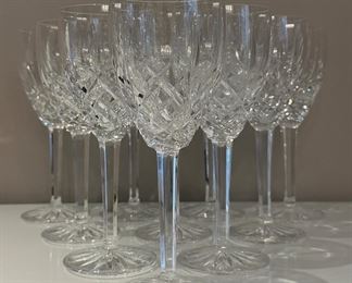 (10) Waterford "Lismore Nouveau" Glasses - 8"