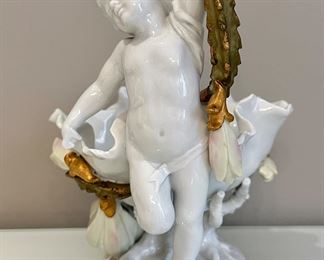Andrea by Sadek Vintage Cherub Vase/Compote