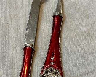 Enamel Cheese Knives