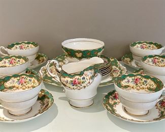 R. Briggs Co. Boston Antique Minton Snack Set