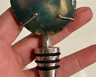 Geode Bottle Stopper