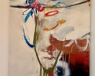 Oversized Abstract, Signed