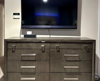 Dresser with Chrome Handles