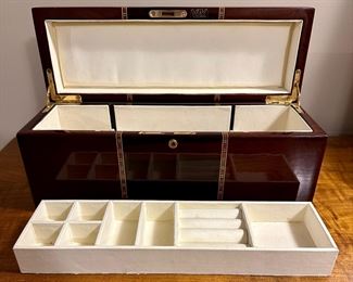 Jewelry Box with Removable Tray