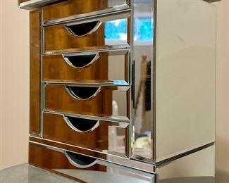 Mirrored Jewelry Box