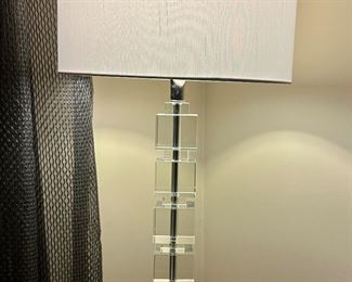 Stacked Block Crystal Lamp