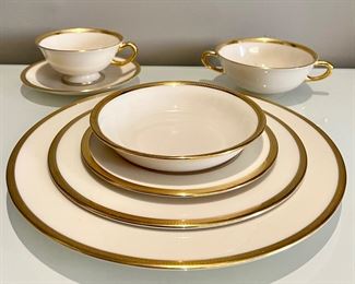 Lenox Tuxedo China - place setting for 12