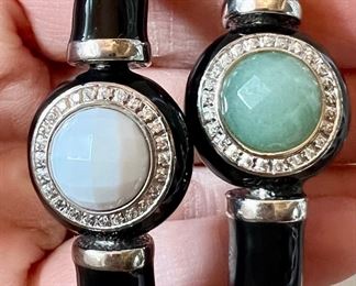 Sterling Bracelets with Stones