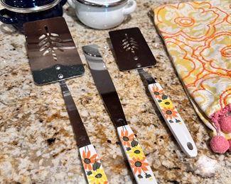 Vintage set of kitchen utensils.