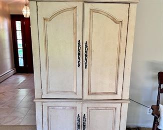 French country T.V. cabinet Armoire.