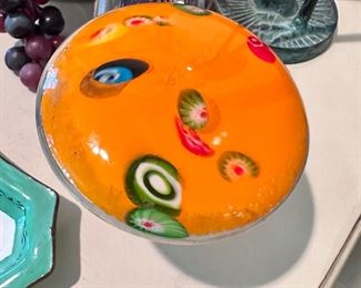 Mushroom paperweight.