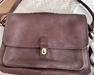 Vintage Coach briefcase.