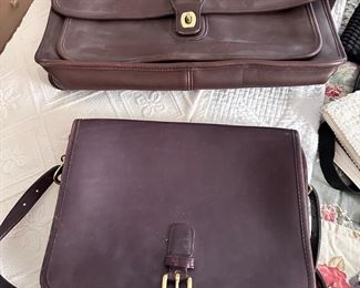 Vintage Coach handbag.