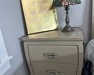 night stand, matching dresser
