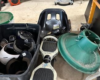 hoverboard with cart