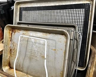 Cookie sheets, baking pans, etc.