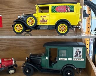 Coke diecast trucks
