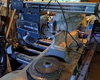 Vintage Radial Arm Saw with Table