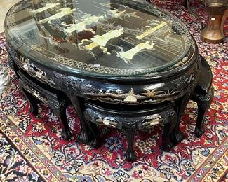 Vintage Japanese 6-Seater Tea Table (not the orignial glass on top)
