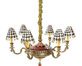 Mackenzie - Childs    "Grandolier" II Chandelier