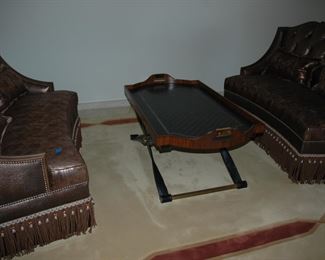 Card Room - Marge Carson love seats