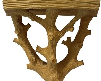 Faux Antler Wall Shelf