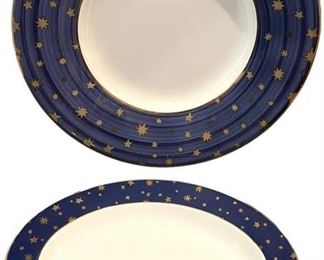 Sakura Galaxy 14K Gold Serving Trays