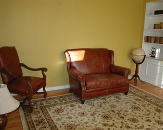 Flexsteel LEATHER loveseat and chairs !
