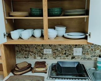 dishes and bakware