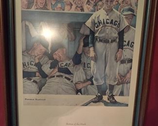 Norman Rockwell Cubs print