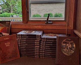 Time Life Western leather-bound books