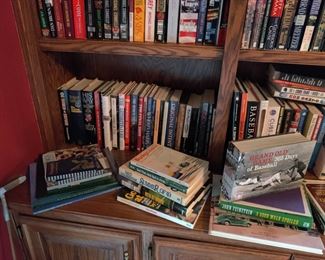 Books: American History, Civil War, American West, World War II, Mystery novels
