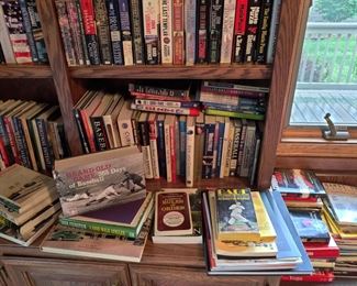 Books: American History, Civil War, American West, World War II, Mystery novels