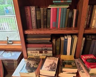Books: American History, Civil War, American West, World War II, Mystery novels