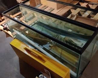 2 aquarium tanks