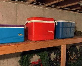 coolers, Christmas wreaths
