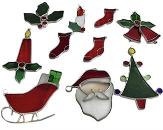 Stained Glass Christmas Ornaments
