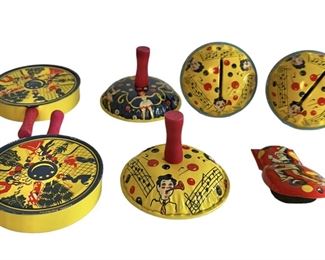 Vintage Metal Noise Makers