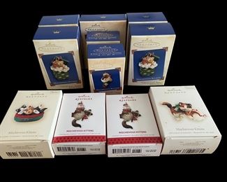 Hallmark Mischevious Kittens Ornaments