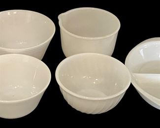 Fire King and Glasbake Bowls