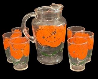 Orange Juice Pitcher and Glasses