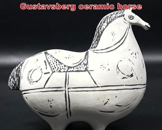 Lot 43 Stig Lindberg for Gustavsberg ceramic horse 